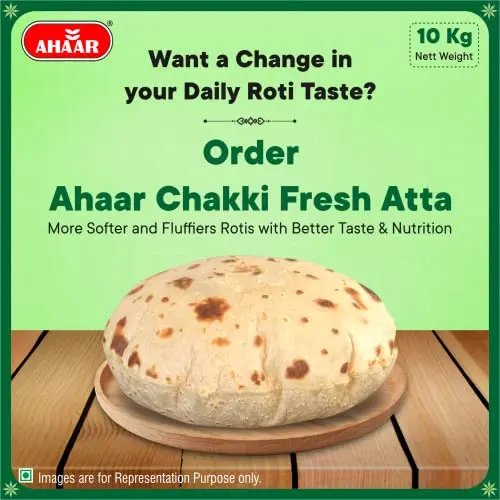 6.Ahaar Chakki Fresh Atta I Whole Wheat Flour 10Kg.webp