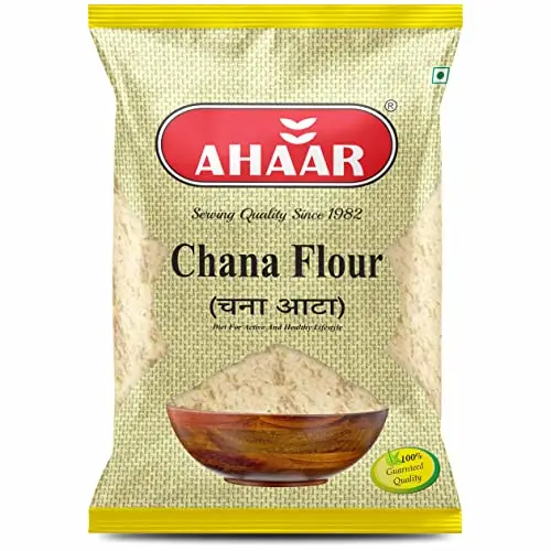Ahaar Healthy Chana Flour 200g with Dietary Fibre _ Gram Flour